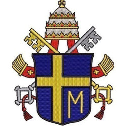 SHIELD OF THE POPE JOHN PAUL II