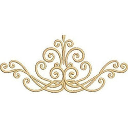 Matriz De Bordado Arabescos 13 Cm