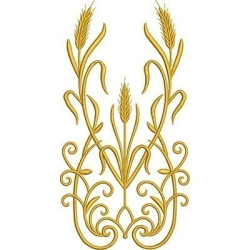 Embroidery Design Arabishes With Wheat 4