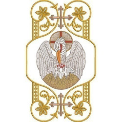 Diseño Para Bordado Marco Decorado Con Pelican 2