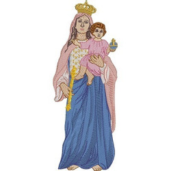 Diseño Para Bordado Nuestra Señora De Peña 1