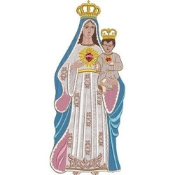 Diseño Para Bordado Nuestra Señora De Brasil 1