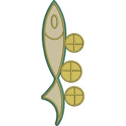LITURGICAL FISH AND BREAD 1