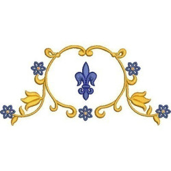 FRAME WITH FLEUR DE LIS