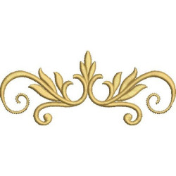 Embroidery Design Golden Arabesques  6