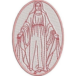 OUR LADY OF GRACES MEDAL 10 CM 2