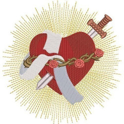 INMACULADO CORAZON DE MARIA 20 CM