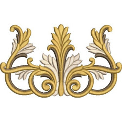 Embroidery Design Voluts Fleur De Lis 4