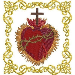 SAGRADO CORAZON DE JESUS ​​15 CM