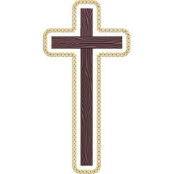 Embroidery Design Decorated Cross 193