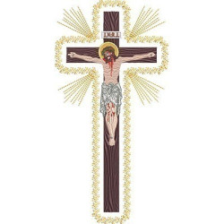 Embroidery Design Jesus Crucified 5