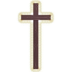 Embroidery Design Decorated Cross 197