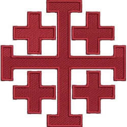 Embroidery Design Cross Of Jerusalem 3