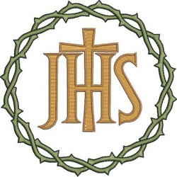 Embroidery Design Crown Of Thorns With Jhs
