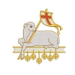 Embroidery Design Small Lamb 8cm