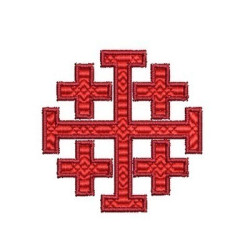 Embroidery Design Cross Of Jerusalem 5