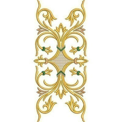 Embroidery Design Arabesc Golden 29