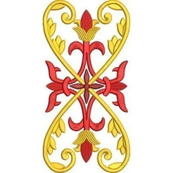 Embroidery Design Arabesc Golden 14