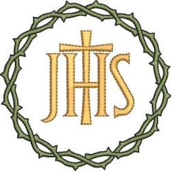 Embroidery Design Crown Of Thorns With Jhs 2