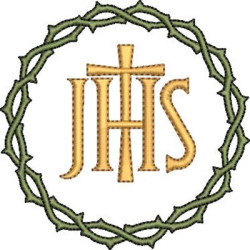 Embroidery Design Crown Of Thorns With Jhs 3