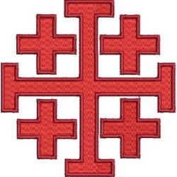 Embroidery Design Cross Of Jerusalem 6