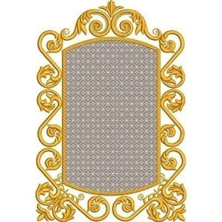 Embroidery Design Frame For Print Application