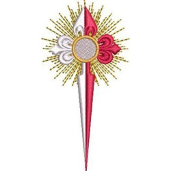 Embroidery Design Cross Of Santiago 6