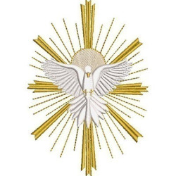 Embroidery Design Divine Holy Spirit 16 Cm