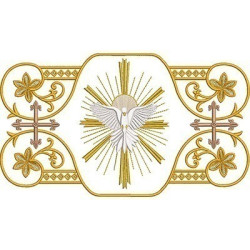 Embroidery Design Grand Frame Divine Holy Spirit