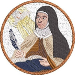 Embroidery Design Saint Therese Dávila 2