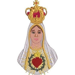 Diseño Para Bordado Nuestra Señora De Fátima 2