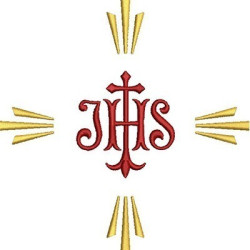 Embroidery Design Cross Jhs