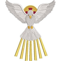 Embroidery Design Divine Holy Spirit 17 Cm