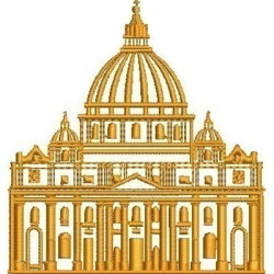 Embroidery Design Basilica Of Saint Peter 3