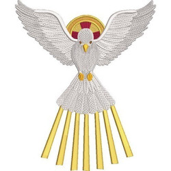 Embroidery Design Divine Holy Spirit 22 Cm
