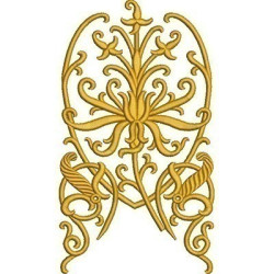 Embroidery Design Voluts 20 Cm