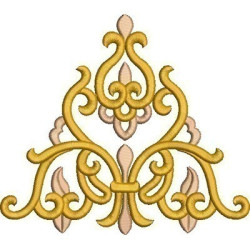 Embroidery Design Golden Arabescics 50