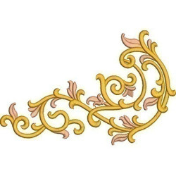 Embroidery Design Golden Arabescics 23