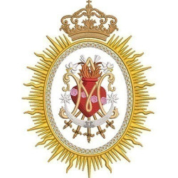 Embroidery Design Mary Mater Misericordiae Medal 3