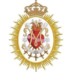 Embroidery Design Mary Mater Misericordiae Medal 4