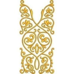 Embroidery Design Arabesc Golden 27