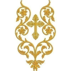 Embroidery Design Golden Arabesques 28