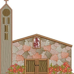 Diseño Para Bordado Iglesia De Santo Antonio