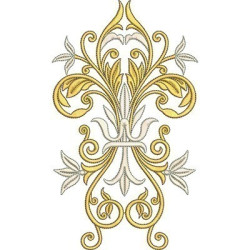 Embroidery Design Decorated Arabescics 25 Cm