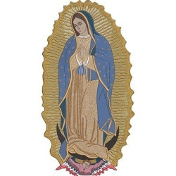 Matriz De Bordado Virgem De Guadalupe 50 Cm