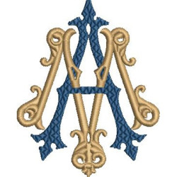 Diseño Para Bordado Mariano 10 Cm