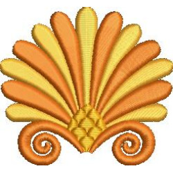 Embroidery Design Liturgical Shell