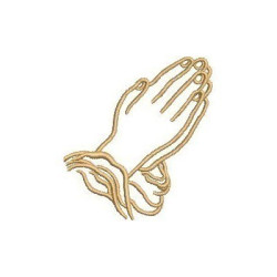 CONTOURED PRAYING HANDS 3