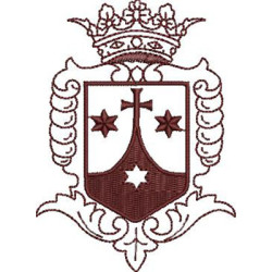 Matriz De Bordado Escudo Carmelitas Descalças 4