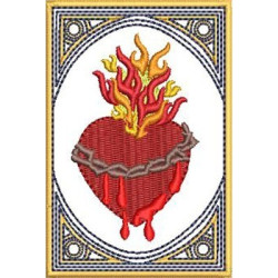 Embroidery Design Sacred Heart Of Jesus Scapular 2